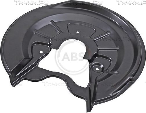 Кожух (щиток) тормозного диска ABS (алюминий) задний правый для Volkswagen Touran II 2010-2015. Артикул 11006