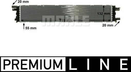 Радиатор низкотемпературный Mahle Premium. Артикул CIR 12 000P