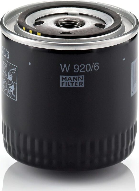 Масляный фильтр Mann-Filter для Jeep Wrangler II (TJ) 1996-2007. Артикул W 920/6