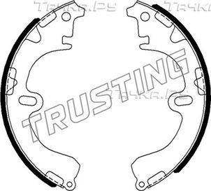 Тормозные колодки Trusting задние для Toyota Raum I 1997-2003. Артикул 115.290