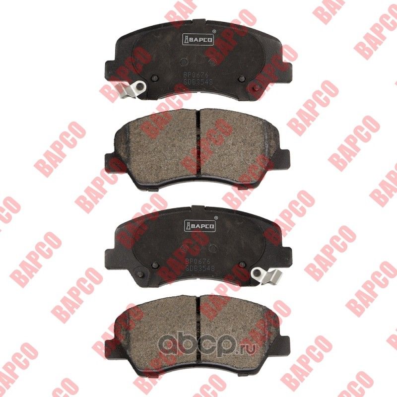 Колодки тормозные дисковые пер. HYUNDAI SOLARIS IV (RB) 10- KIA RIO II (Bapco) Bapco. Артикул BP0676