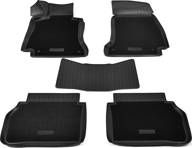 Коврики комбинированные 3D Норпласт для салона Mercedes-Benz E-класс W213 седан 2016-2026. Артикул NPA11-C56-410-CM