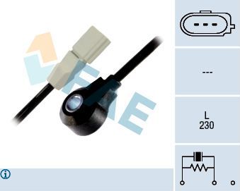 Датчик детонации FAE для Volkswagen Golf Plus I 2005-2008. Артикул 60118