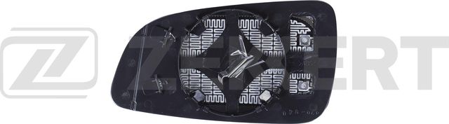 Зеркальное стекло бокового зеркала Zekkert. Артикул SP-1001