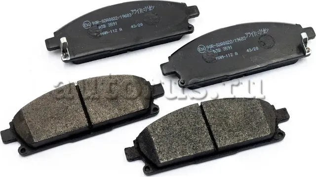 Колодки тормозные дисковые | перед | (Allied Nippon). Артикул ADB3591
