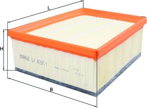 Воздушный фильтр Mahle. Артикул LX 4297/1