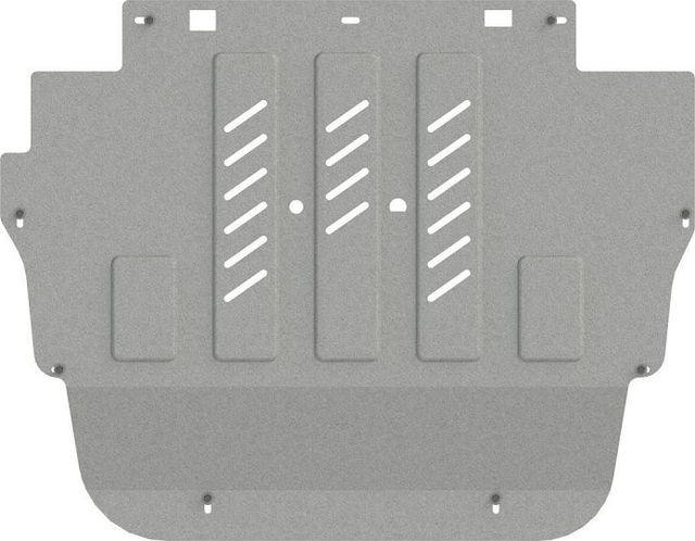 Защита алюминиевая Шериф (4 мм) для картера и КПП Toyota Proace City 2019-2026. Артикул 24.4674