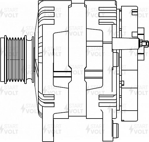 Генератор StartVOLT для Skoda Superb II 2008-2015. Артикул LG 0329