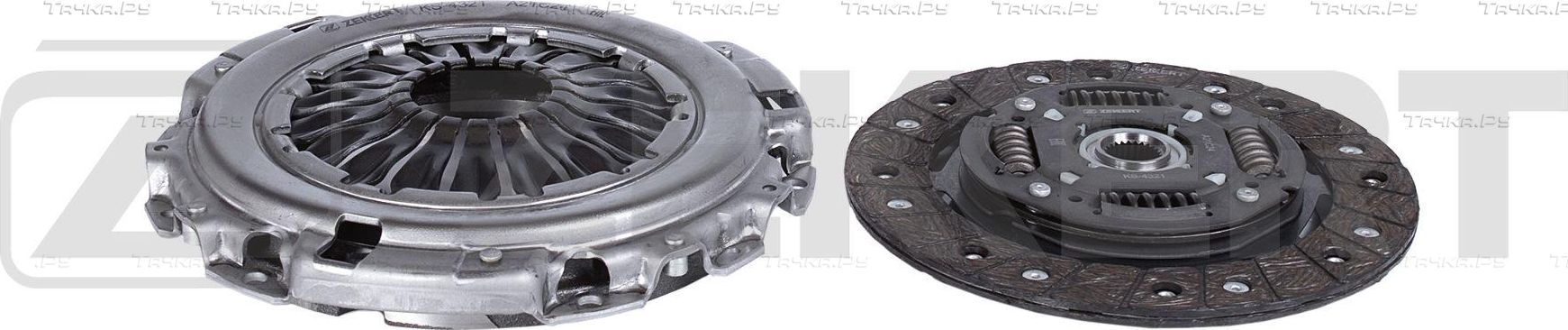 Сцепление (комплект) Zekkert для Nissan Micra K12 2005-2010. Артикул KS-4321