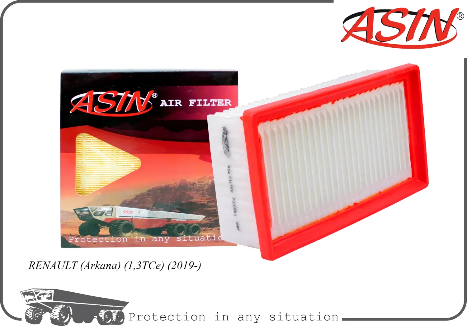 Фильтр воздушный (Asin). Артикул ASINFA2381