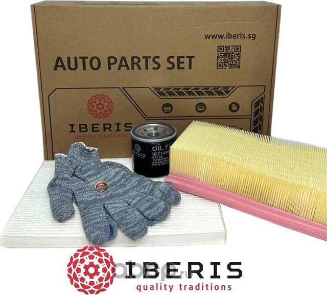КОМПЛЕКТ ФИЛЬТРОВ NISSAN QASHQAI I (J10) (HR16DE) (1.6) (114Л.С.) (MR20DE) (2.0) (141Л.С) (Iberis). Артикул IB770010KIT
