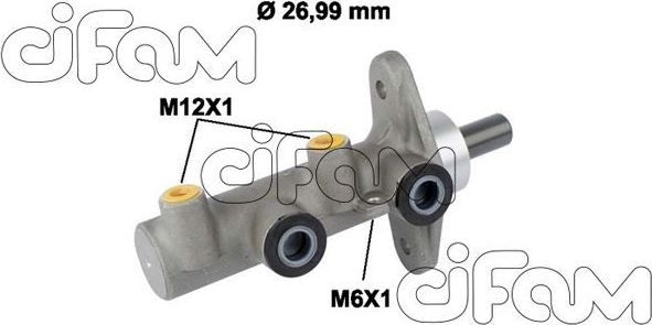 Тормозной цилиндр главный Cifam (алюминий) для Hyundai Santa Fe II 2006-2012. Артикул 202-821