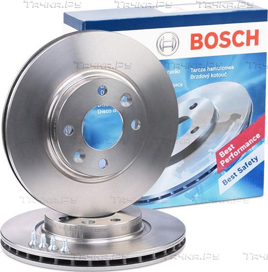 Тормозной диск Bosch передний для Dacia Logan II 2012-2026. Артикул 0 986 479 A86