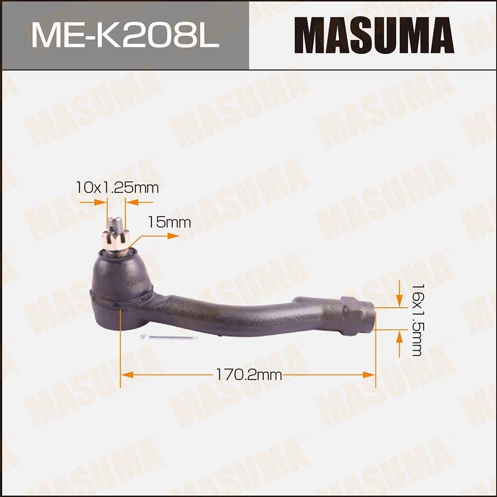 Наконечник рулевой тяги Masuma. Артикул ME-K208L