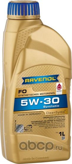RAVENOL FO SAE 5W-30 Масло моторное синт 1L. Артикул 1111115001