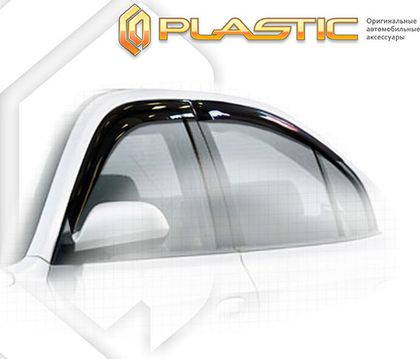 Дефлекторы СА Пластик для окон (Classic полупрозрачный) Hyundai Elantra XD Тагаз 2006-2011. Артикул 2010030303239