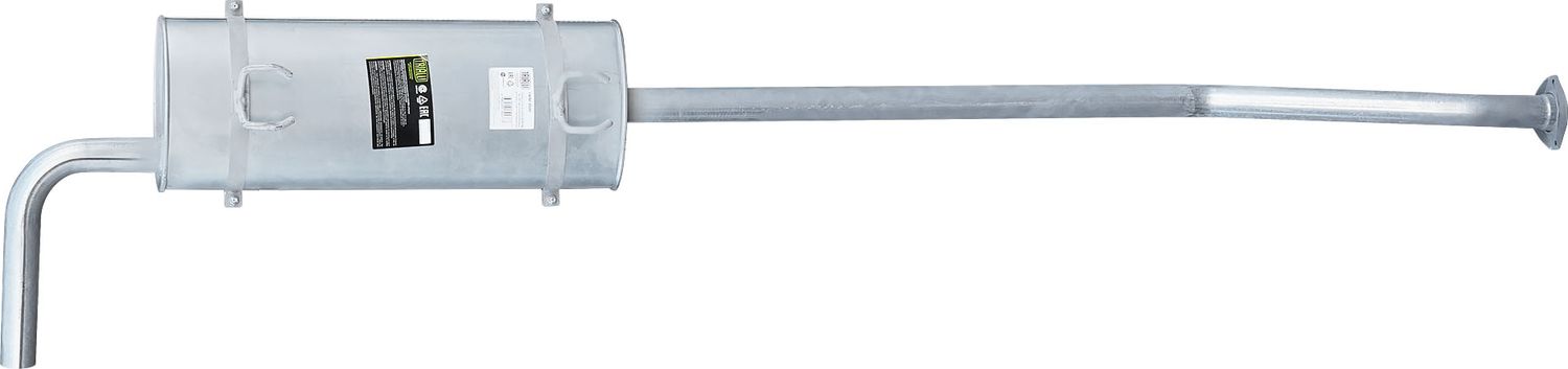 Глушитель (задняя часть) Trialli (алюминий / сталь). Артикул EMM 3320