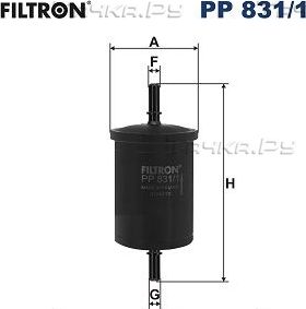 Топливный фильтр Filtron для Dacia Duster I 2010-2018. Артикул PP 831/1
