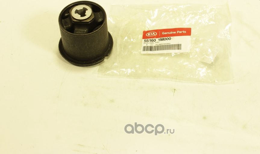 Сайлентблок задней балки kia cerato hyundai ix20 2010> spectra 55160-1m000 Hyundai / KIA. Артикул 551601М000
