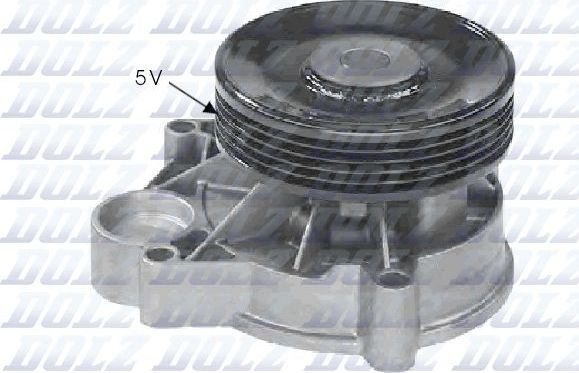 Помпа (водяной насос) Dolz для BMW 3 IV (E46) 1998-2003. Артикул B320
