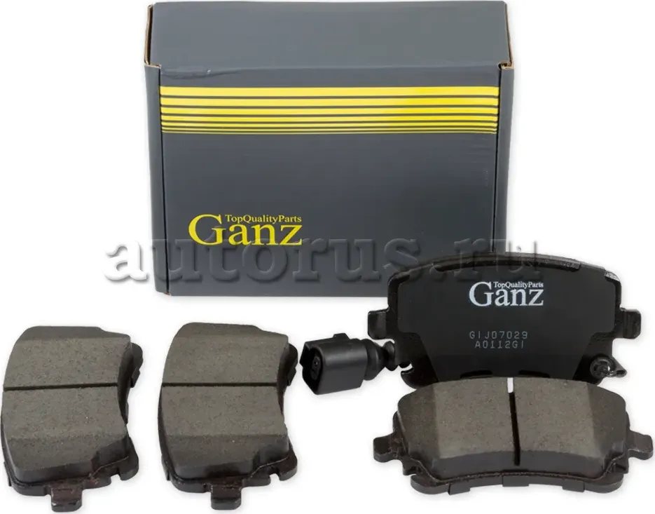 Колодки торм.зад. (Ganz). Артикул GIJ07029
