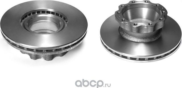 Диск тормозной задний MAN L2000/TGM/TGL/TGA 335/176x118/34 n10xM14x1.5+n2xM8x1.2 (Topcover). Артикул T01933003