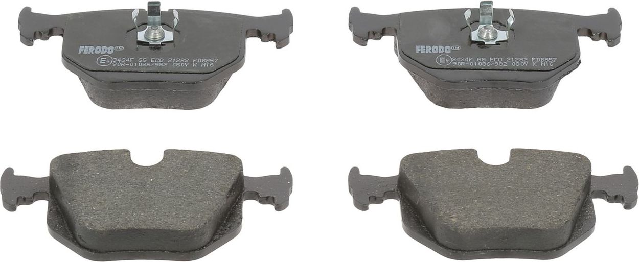 Тормозные колодки Ferodo Premier Eco Friction. Артикул FDB857