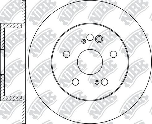 Тормозной диск NiBK. Артикул RN1207