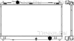 Радиатор охлаждения двигателя Sakura. Артикул 3271-8503