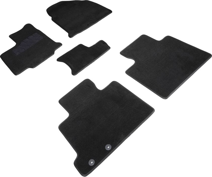 Коврики текстильные Seintex на нескользящей основе для салона Ford Edge 2011-2026. Артикул 88669