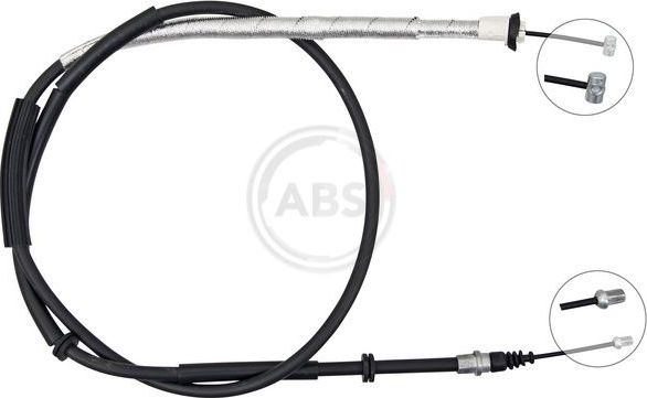 Трос ручника (тросик ручного тормоза) ABS. Артикул K19869