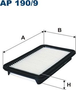 Воздушный фильтр Filtron для Suzuki Liana I 2001-2008. Артикул AP 190/9
