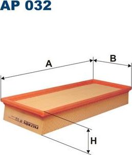 Воздушный фильтр Filtron для Alpina B10 E34 1988-1993. Артикул AP 032