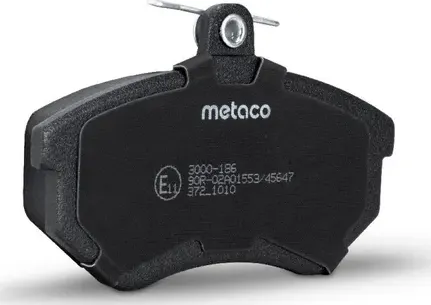 Колодки тормозные VAG 80/90/GOLF/VENTO 86- перед. (Metaco). Артикул 3000186