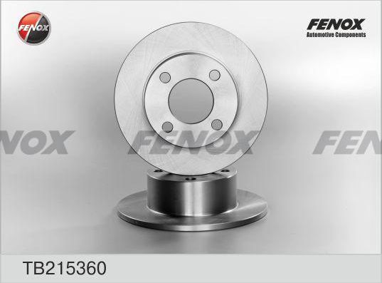 Тормозной диск Fenox. Артикул TB215360
