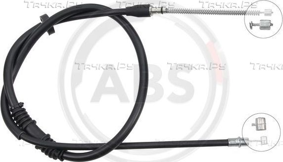 Трос ручника (тросик ручного тормоза) ABS. Артикул K10847