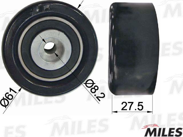 Направляющий (ведущий) ролик ремня ГРМ Miles для Chevrolet Tracker III (Trax) 2012-2026. Артикул AG02019