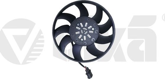 Вентилятор радиатора двигателя Vika левый для Audi A4 V (B9) 2015-2026. Артикул 99591807801