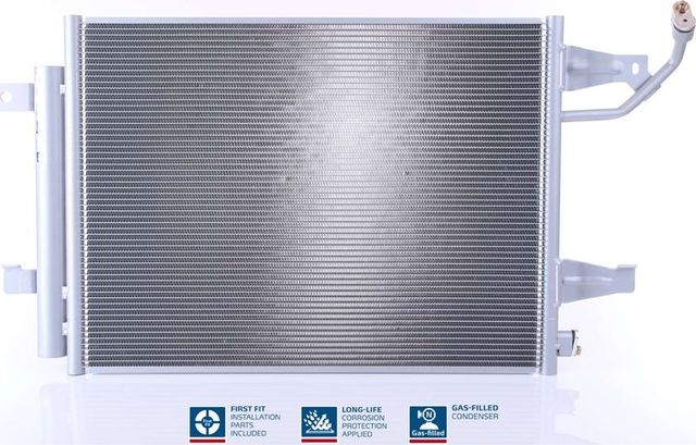 Радиатор кондиционера (конденсатор) Nissens (алюминий) для Smart Forfour I ((W454) 2004-2006. Артикул 940067