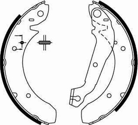 Тормозные колодки TRW задние для Kia Joice 2000-2004. Артикул GS6152