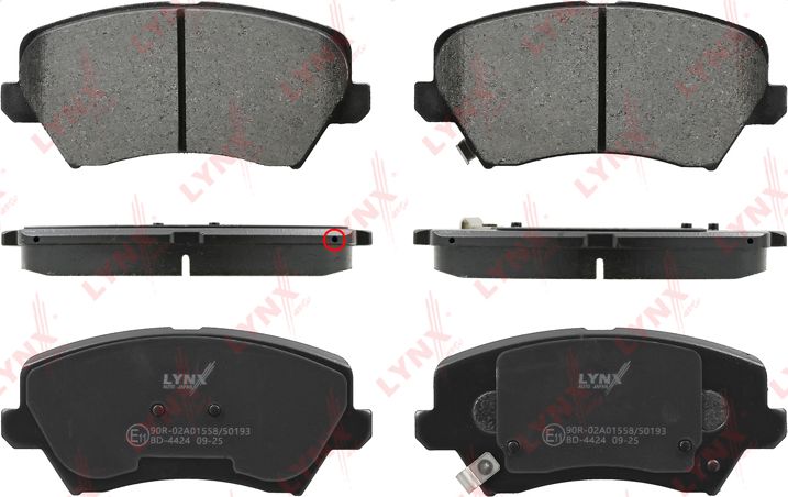 Тормозные колодки LYNXauto. Артикул BD-4424