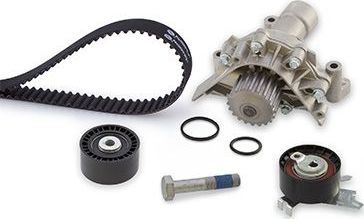 Помпа (водяной насос) с комплектом ремня ГРМ Gates PowerGrip®. Артикул KP25608XS