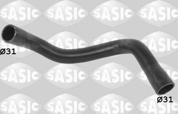 Патрубок радиатора (системы охлаждения) Sasic правый верхний для Audi A3 II (8P) 2003-2010. Артикул 3406460