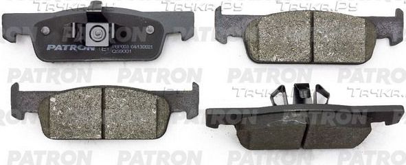 Тормозные колодки Patron передние для Renault Sandero II 2014-2026. Артикул PBP003