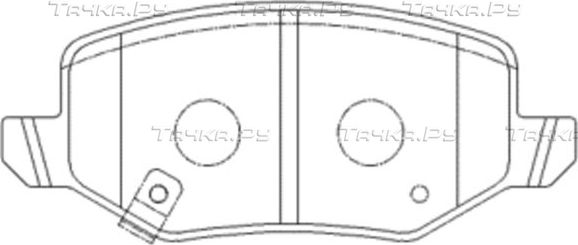 Тормозные колодки CTR. Артикул GK1539