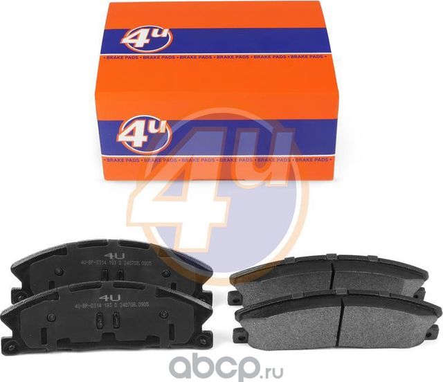 КОЛОДКИ ПЕР FORD EXPLORER (U5_) MKS TAURUS MKT (4U). Артикул 4UBP0314