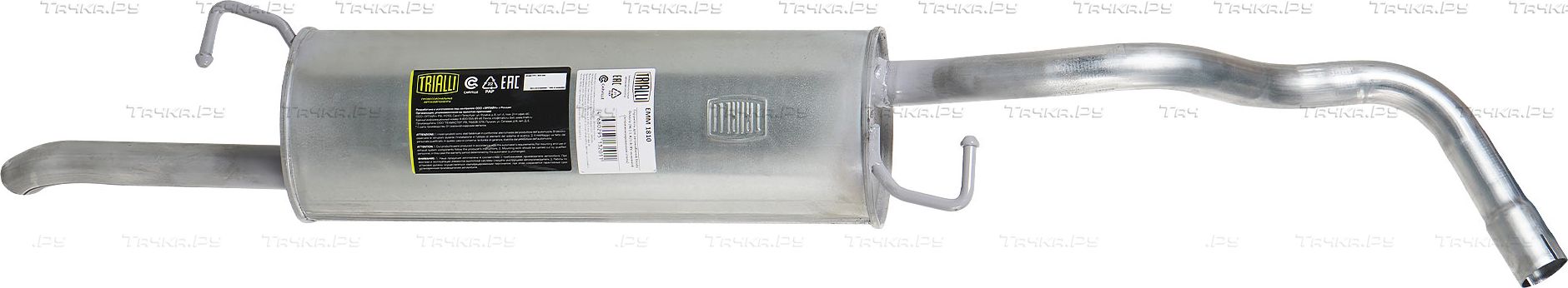 Глушитель (задняя часть) Trialli для Skoda Octavia Tour 1996-2004. Артикул EMM 1810