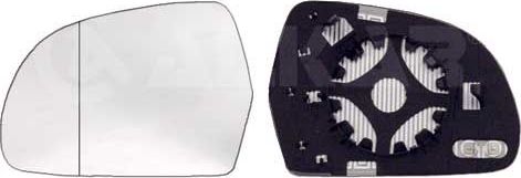 Зеркальное стекло бокового зеркала Alkar левое для Audi S5 I (8T) 2007-2011. Артикул 6471795