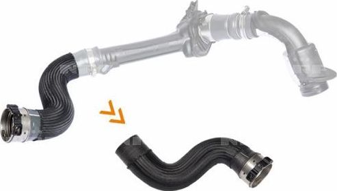 Патрубок интеркулера NRF для Renault Fluence I 2010-2017. Артикул 166167