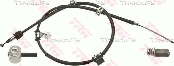 Трос ручника (тросик ручного тормоза) TRW. Артикул GCH2652